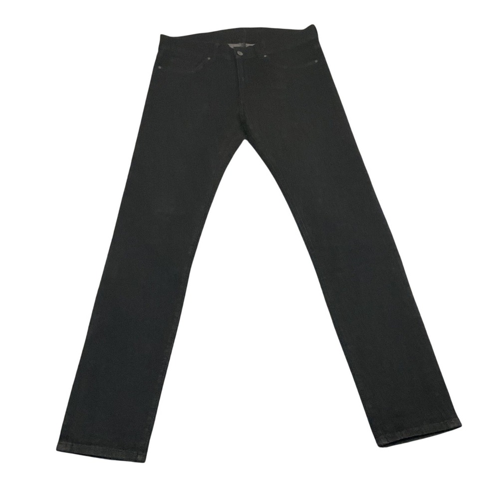 Versace Collection Jeans Black Slim Straight Medusa Logo 32W
